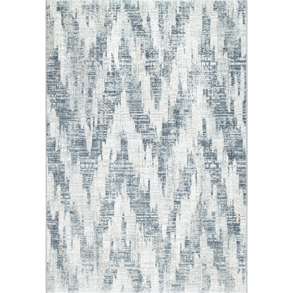 Dynamic Rugs 52053-6454 Couture 6.7X9.6 Rectangle Rug in Ivory/Blue   